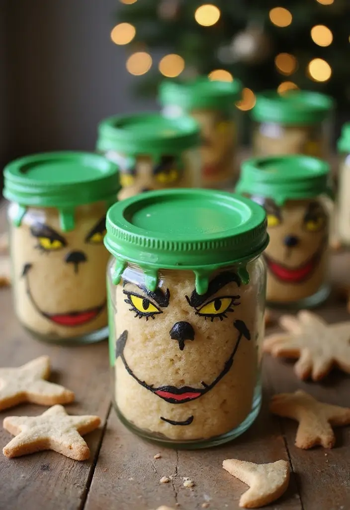 25 Creative Grinch Decorations DIY for Christmas Fun 19 25 Creative Grinch Decorations DIY for Christmas Fun - 19. Grinch Cookie Jars