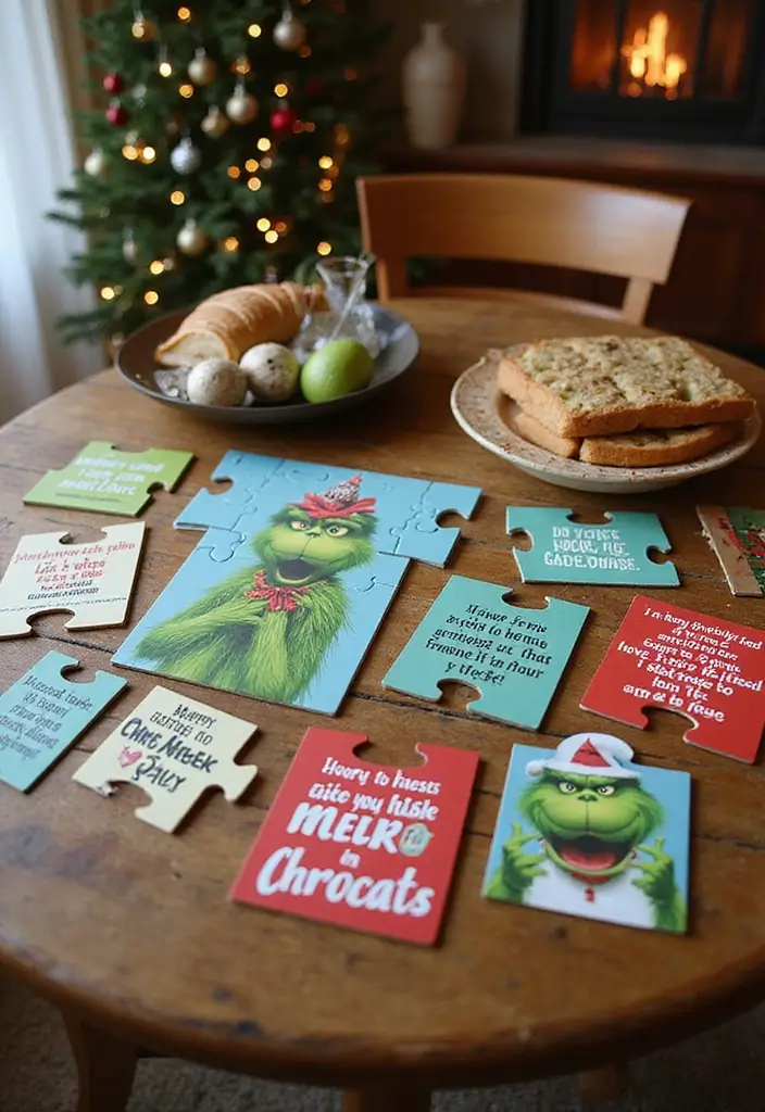 25 Creative Grinch Decorations DIY for Christmas Fun 21 25 Creative Grinch Decorations DIY for Christmas Fun - 21. Grinch Themed Puzzles