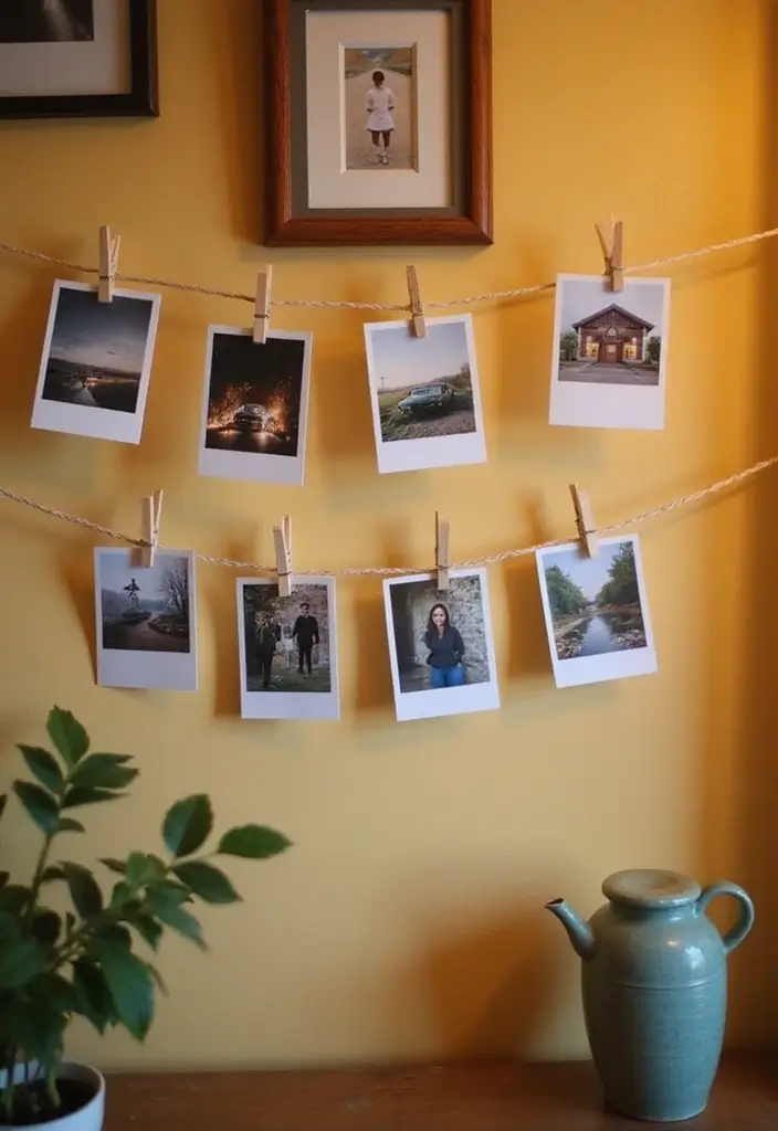 25 Cute DIY Room Decor Hacks You’ll Want to Try Now 14 25 Cute DIY Room Decor Hacks You’ll Want to Try Now - 14. DIY Clothespin Photo Display