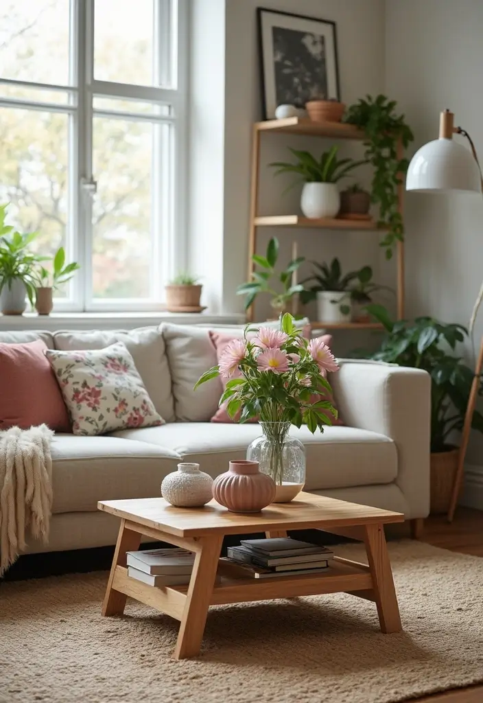 25 DIY Coffee Table Projects That Wow Guests 5 25 DIY Coffee Table Projects That Wow Guests - 5. Ladder-Inspired Coffee Table