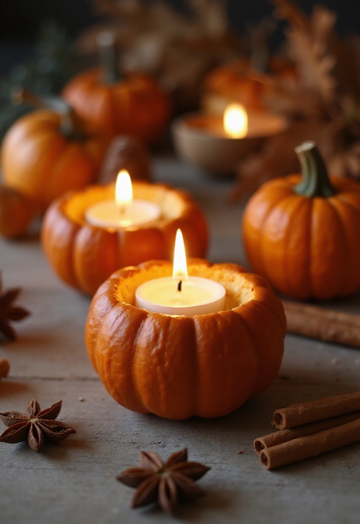 25 Eco-Friendly Fall Centerpieces DIY for Warm Gatherings 1 25 Eco-Friendly Fall Centerpieces DIY for Warm Gatherings - 1. Pumpkin Spice & Everything Nice