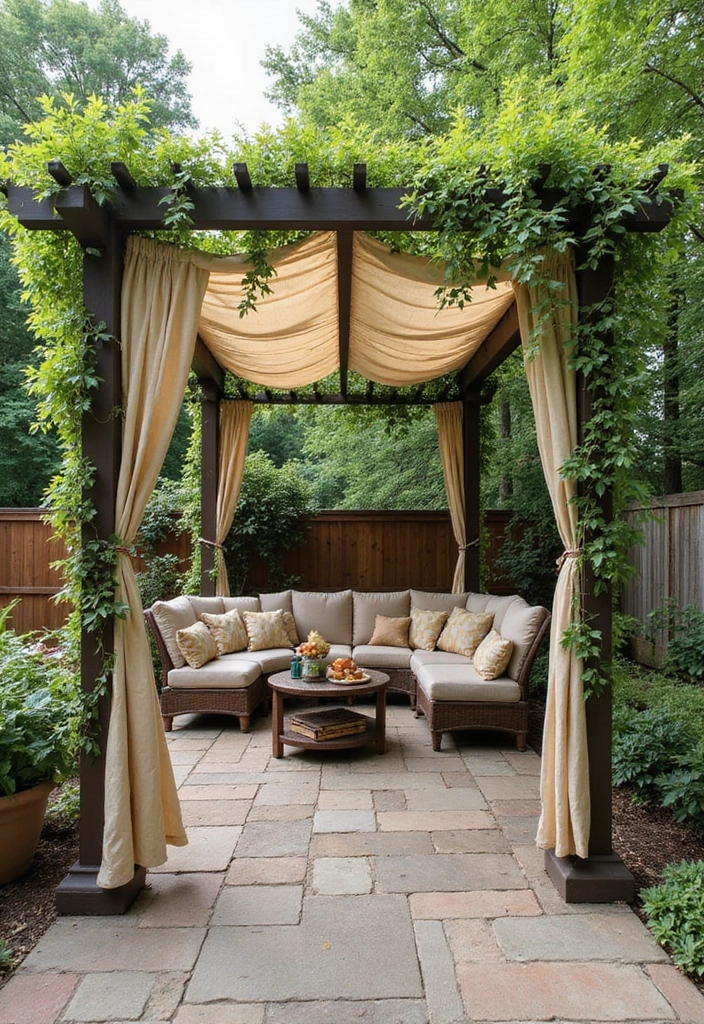 25 Privacy Screen Outdoor DIY Projects That Add Style 13 25 Privacy Screen Outdoor DIY Projects That Add Style - 13. Trellis Canopy