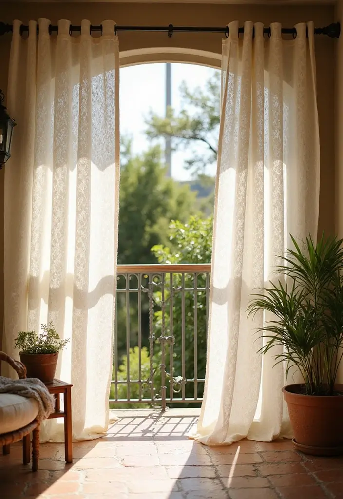 25 Privacy Screen Outdoor DIY Projects That Add Style 16 25 Privacy Screen Outdoor DIY Projects That Add Style - 16. Decorative Outdoor Curtains