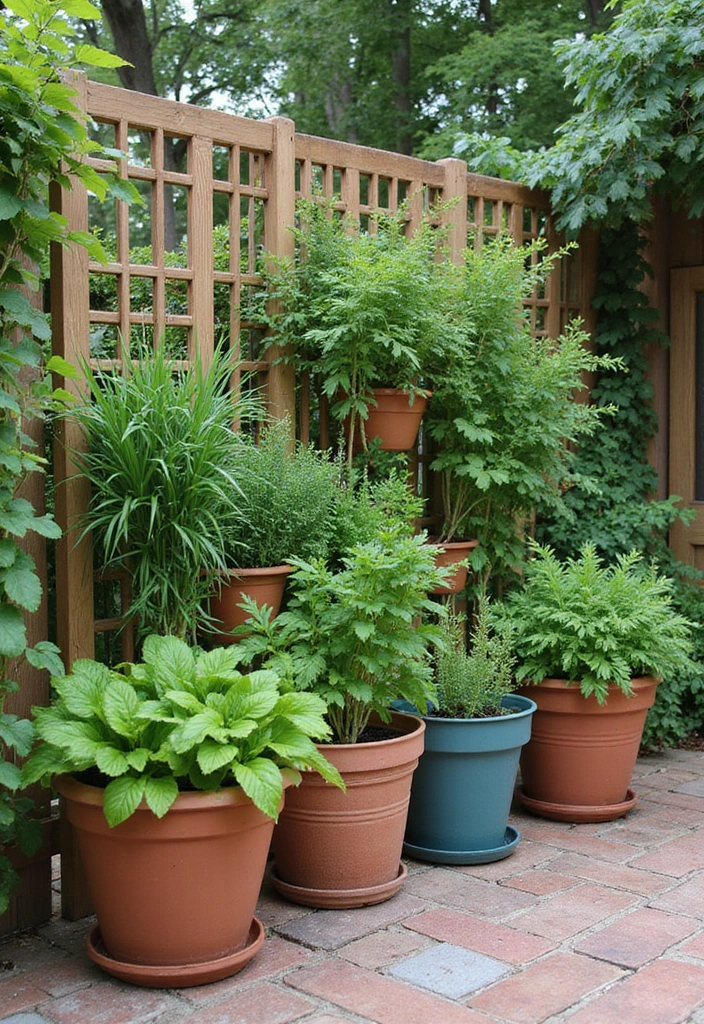 25 Privacy Screen Outdoor DIY Projects That Add Style 19 25 Privacy Screen Outdoor DIY Projects That Add Style - 19. DIY Herb Garden Screen