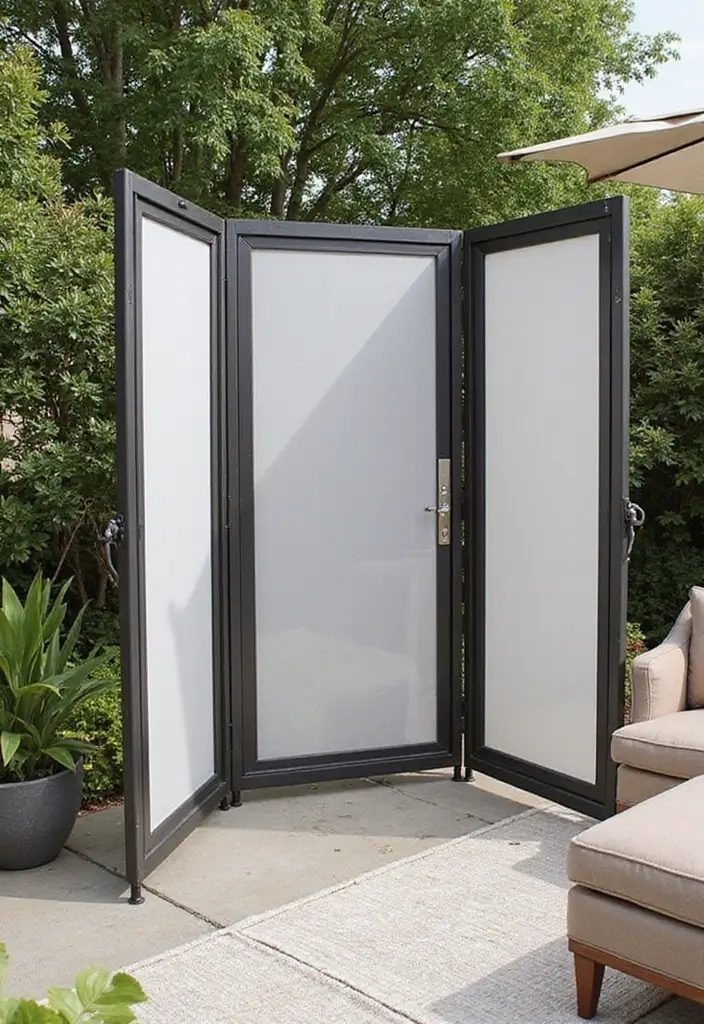 25 Privacy Screen Outdoor DIY Projects That Add Style 23 25 Privacy Screen Outdoor DIY Projects That Add Style - 23. Portable Privacy Screens