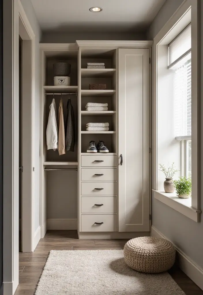 25 Small Closet Ideas DIY You’ll Wish You Knew Sooner - 13. Maximize With Custom Built-Ins