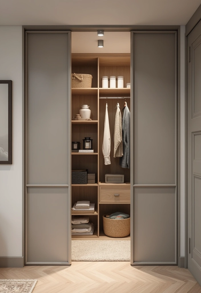 25 Small Closet Ideas DIY You’ll Wish You Knew Sooner - 17. Install a Sliding Door