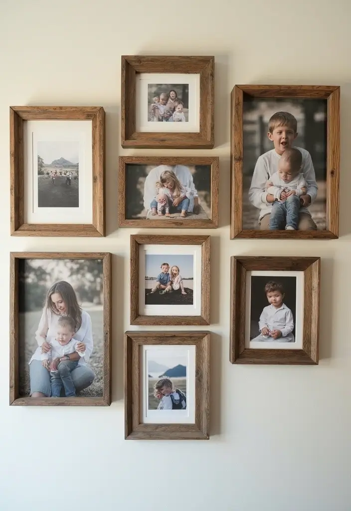 26 DIY Decor Ideas That Look Professional 13 26 DIY Decor Ideas That Look Professional - 13. DIY Picture Frames from Reclaimed Wood