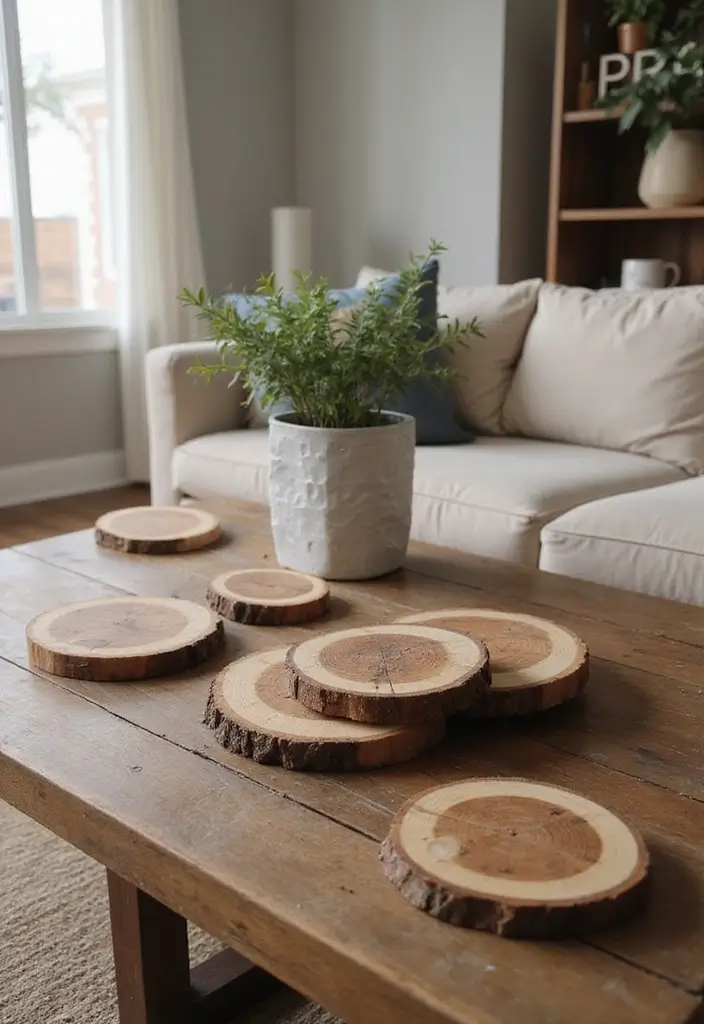 26 DIY Decor Ideas That Look Professional 19 26 DIY Decor Ideas That Look Professional - 19. Reclaimed Wood Coasters