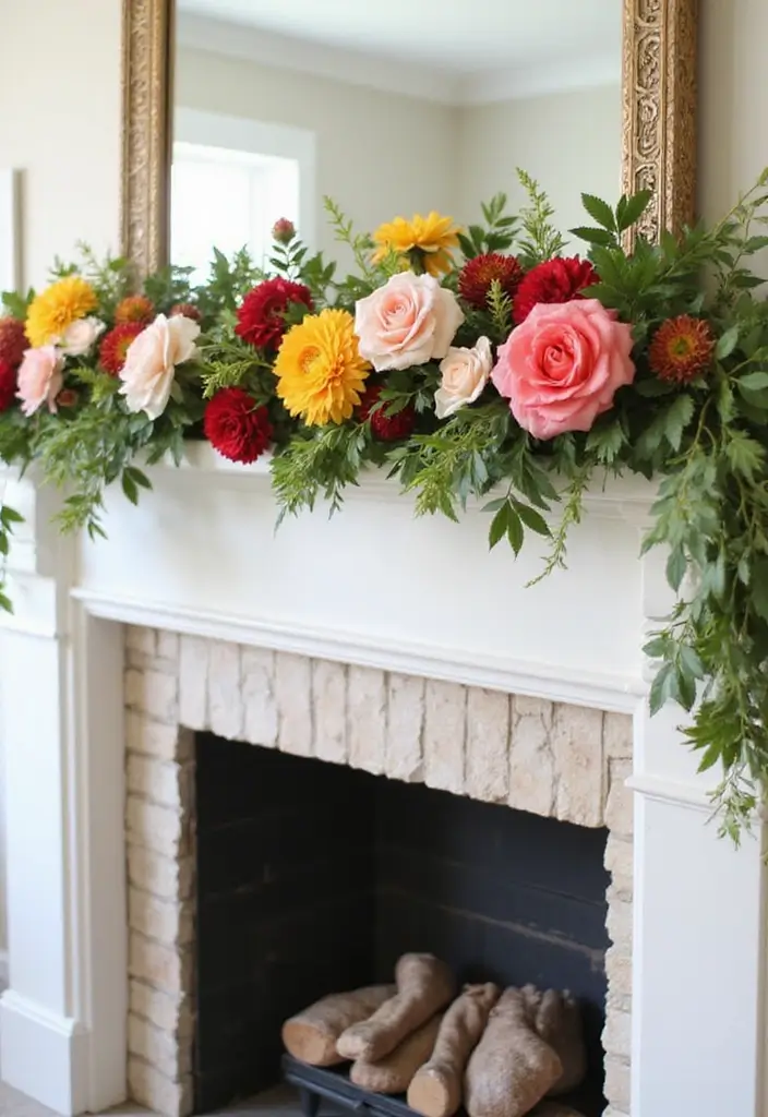 26 DIY Decor Ideas That Look Professional 20 26 DIY Decor Ideas That Look Professional - 20. DIY Floral Garland