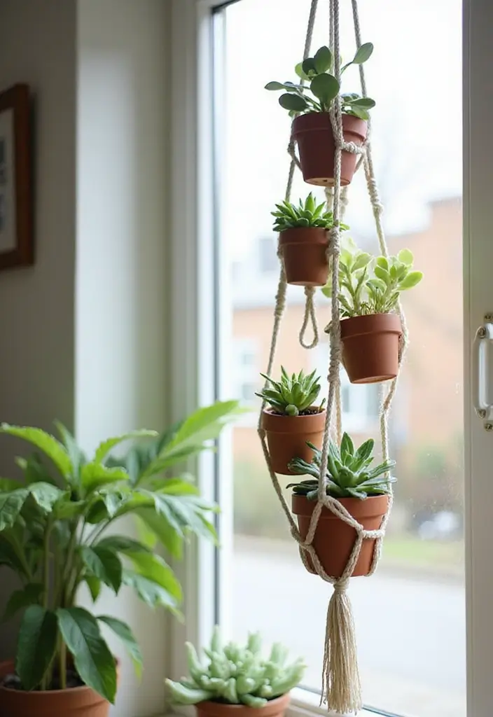 26 DIY Decor Ideas That Look Professional 23 26 DIY Decor Ideas That Look Professional - 23. DIY Hanging Succulent Planter