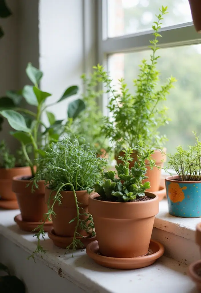 26 DIY Decor Ideas That Look Professional 4 26 DIY Decor Ideas That Look Professional - 4. Painted Terracotta Pots