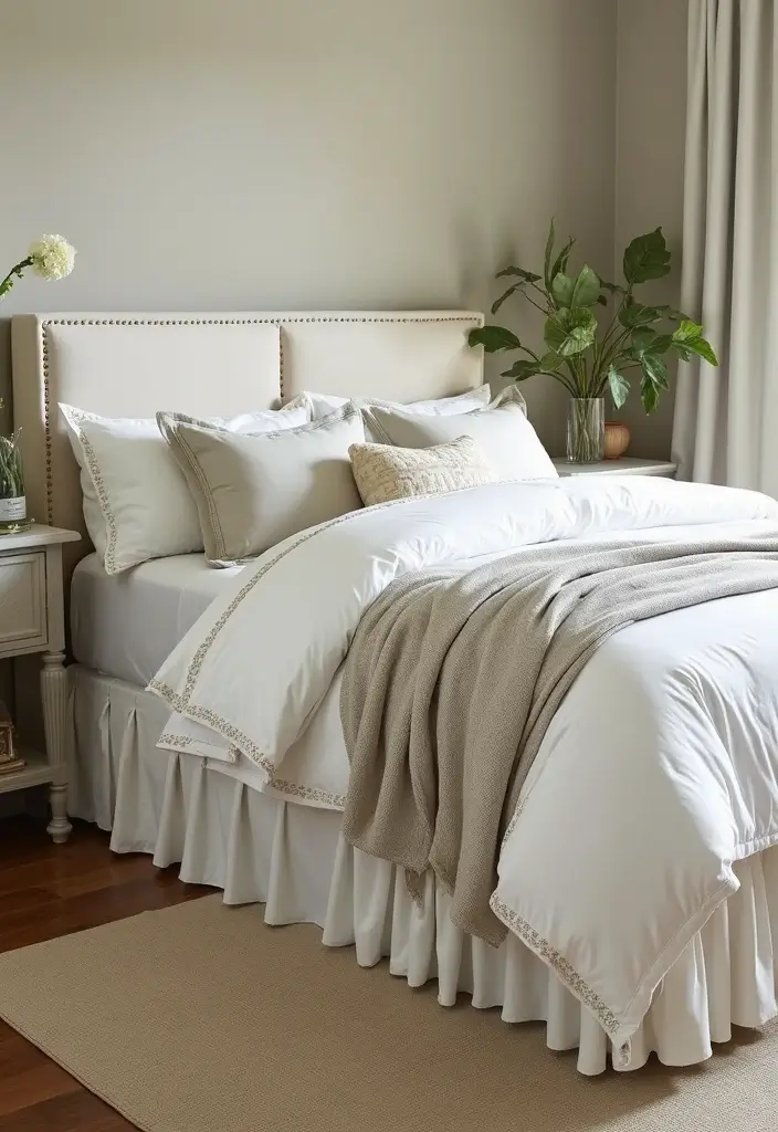 26 Easy Room Decorations DIY That Look Expensive 18 26 Easy Room Decorations DIY That Look Expensive - 18. Stylish Bed Skirts