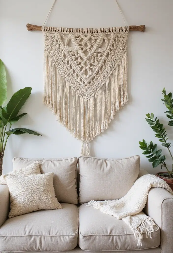 26 Easy Room Decorations DIY That Look Expensive 5 26 Easy Room Decorations DIY That Look Expensive - 5. DIY Macrame Wall Hanging