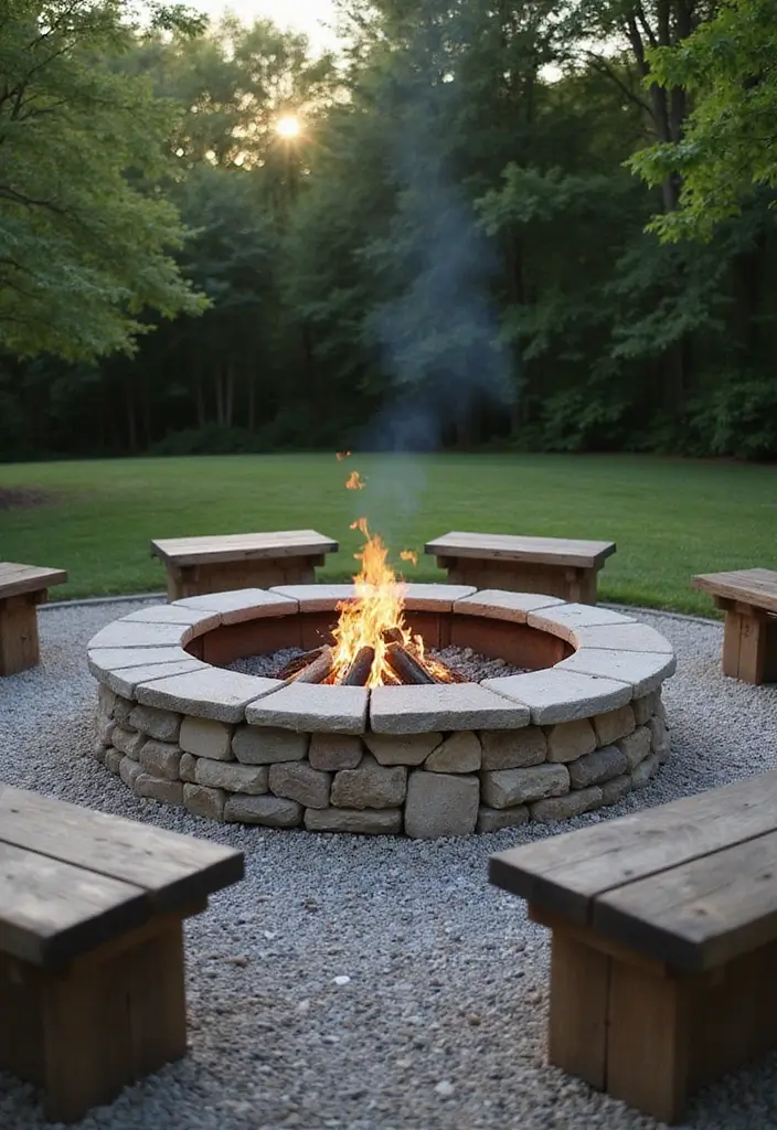 26 Outdoor Firepits DIY Projects That Transform Evenings 1 26 Outdoor Firepits DIY Projects That Transform Evenings - 1. The Classic Stone Firepit