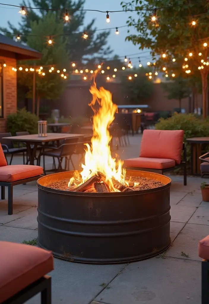 26 Outdoor Firepits DIY Projects That Transform Evenings 10 26 Outdoor Firepits DIY Projects That Transform Evenings - 10. Firepit Made from a Washer Drum