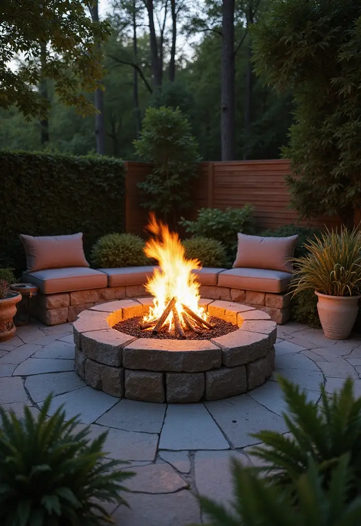 26 Outdoor Firepits DIY Projects That Transform Evenings 14 26 Outdoor Firepits DIY Projects That Transform Evenings - 14. Multi-Level Firepit