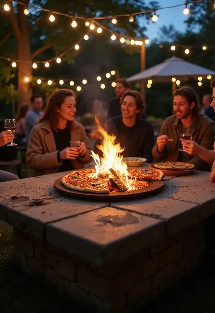 26 Outdoor Firepits DIY Projects That Transform Evenings 17 26 Outdoor Firepits DIY Projects That Transform Evenings - 17. Firepit with a Pizza Oven