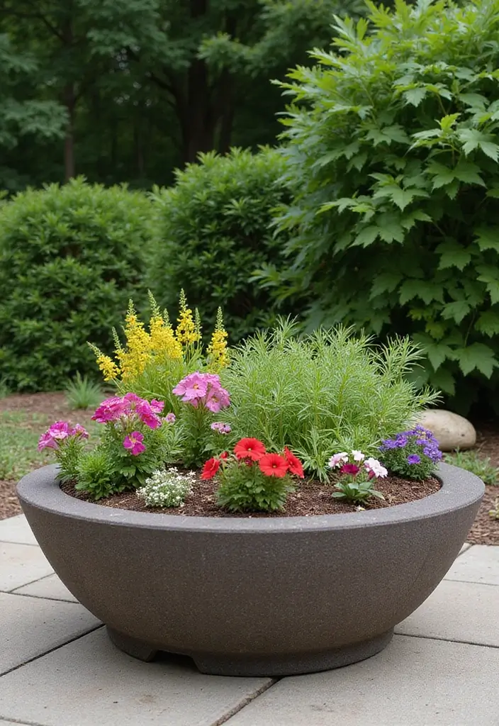 26 Outdoor Firepits DIY Projects That Transform Evenings 18 26 Outdoor Firepits DIY Projects That Transform Evenings - 18. Firepit with Planter Box