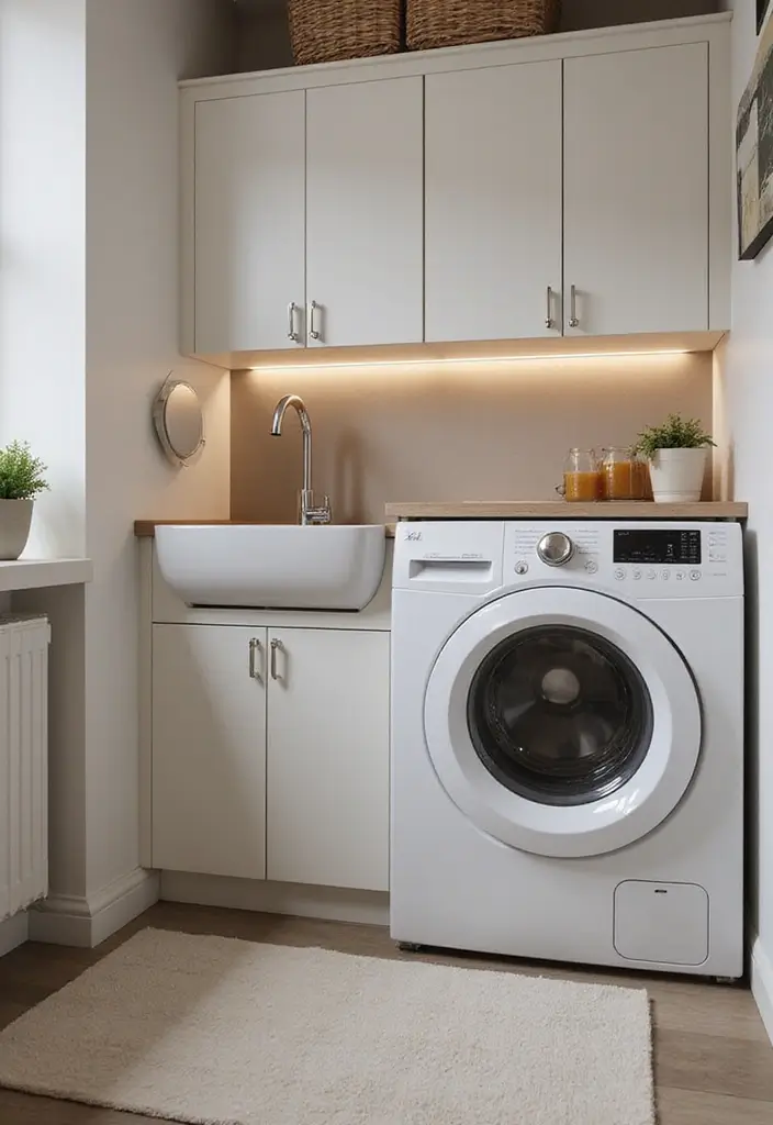 26 Small Laundry Room Ideas DIY That Truly Work 20 26 Small Laundry Room Ideas DIY That Truly Work - 20. Install a Small Sink