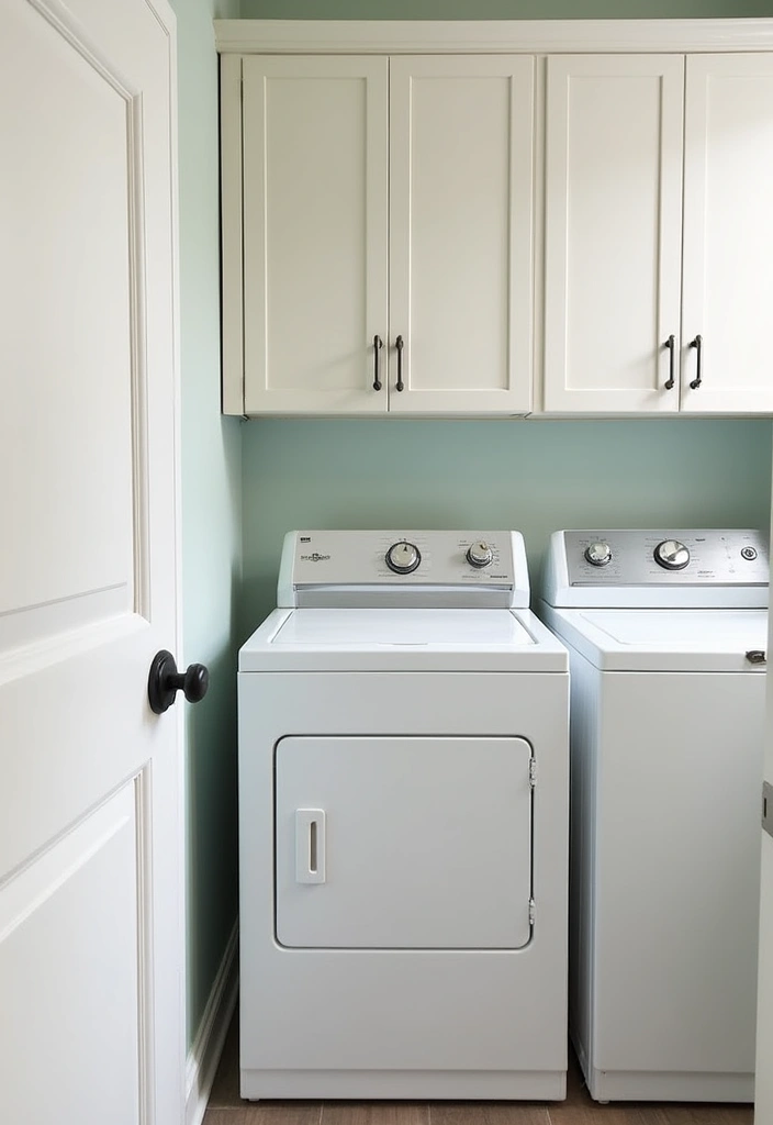 26 Small Laundry Room Ideas DIY That Truly Work 23 26 Small Laundry Room Ideas DIY That Truly Work - 23. Upgrade Your Hardware