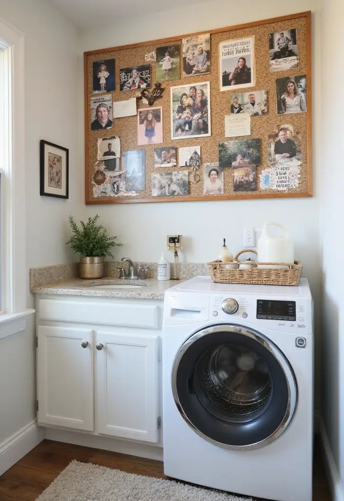 26 Small Laundry Room Ideas DIY That Truly Work 25 26 Small Laundry Room Ideas DIY That Truly Work - 25. Include a Vision Board