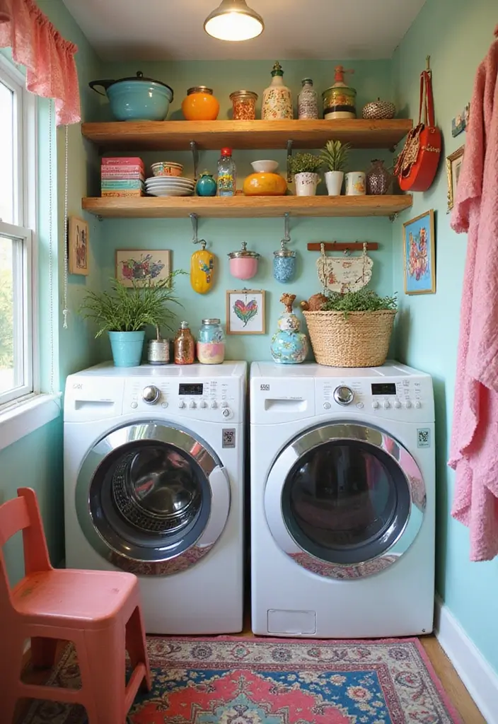 26 Small Laundry Room Ideas DIY That Truly Work 26 26 Small Laundry Room Ideas DIY That Truly Work - 26. Embrace Color