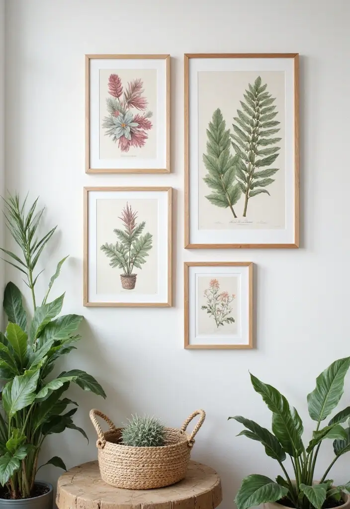 27 Chic DIY Boho Decor Ideas That Feel Effortless 17 27 Chic DIY Boho Decor Ideas That Feel Effortless - 17. DIY Botanical Prints
