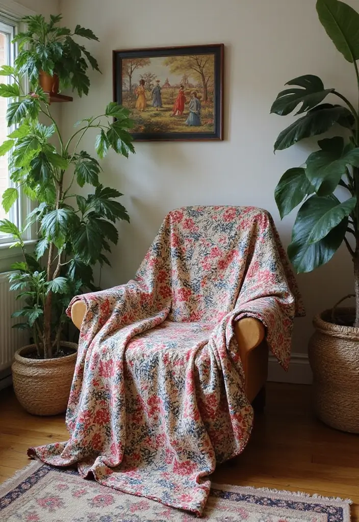 27 Chic DIY Boho Decor Ideas That Feel Effortless 19 27 Chic DIY Boho Decor Ideas That Feel Effortless - 19. Decorative Quilts