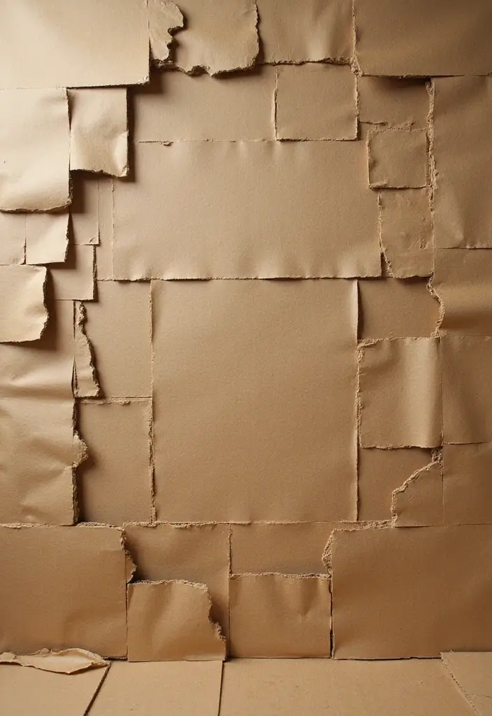27 DIY Accent Wall Ideas That Change the Entire Room 17 27 DIY Accent Wall Ideas That Change the Entire Room - 17. Textured Wall with Recycled Cardboard