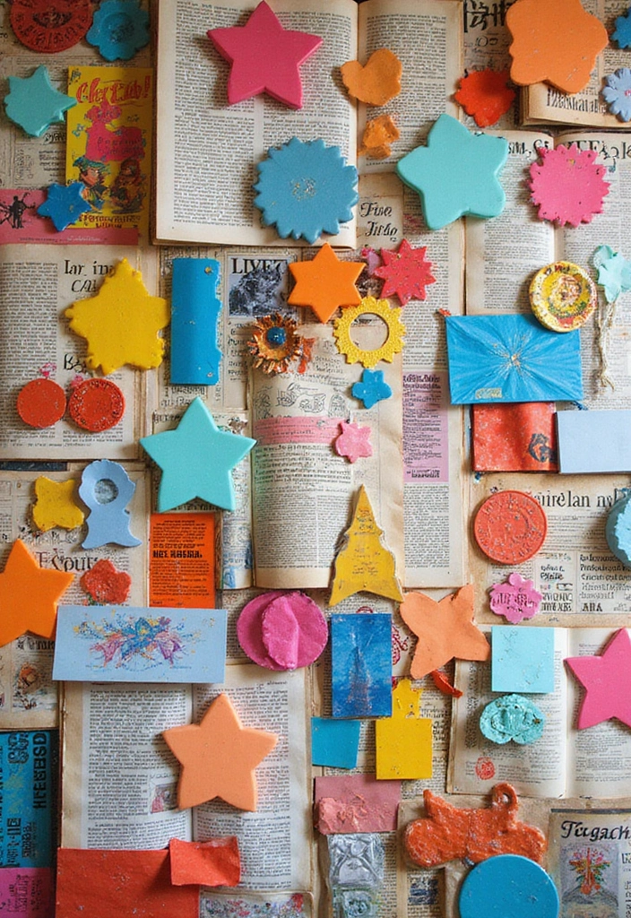 27 DIY Accent Wall Ideas That Change the Entire Room 2 27 DIY Accent Wall Ideas That Change the Entire Room - 2. Upcycled Magazine Wall Collage