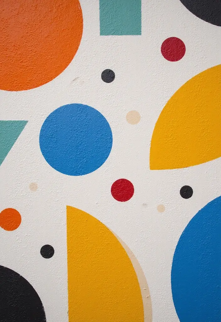 27 DIY Accent Wall Ideas That Change the Entire Room 4 27 DIY Accent Wall Ideas That Change the Entire Room - 4. DIY Painted Geometric Shapes