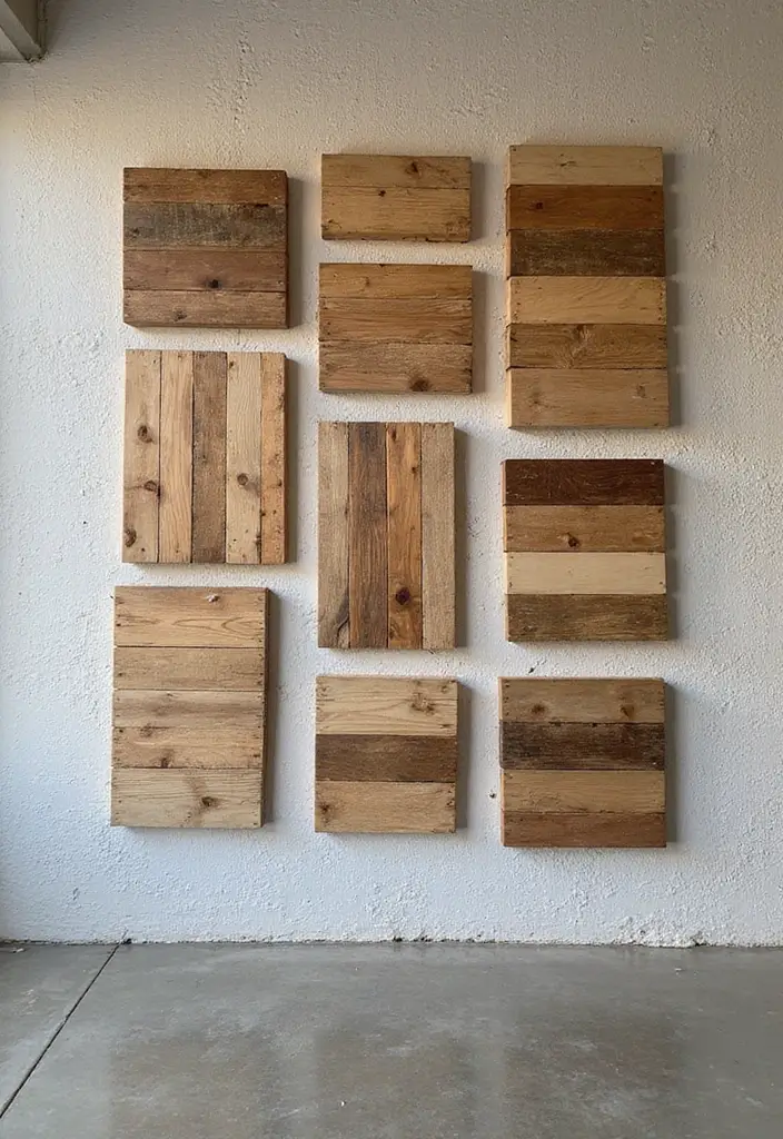 27 DIY Accent Wall Ideas That Change the Entire Room 7 27 DIY Accent Wall Ideas That Change the Entire Room - 7. Repurposed Wood Pallet Art