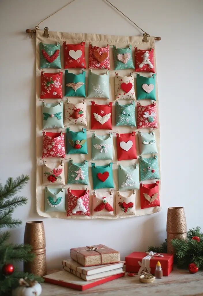 27 DIY Christmas Wall Art Projects That Spark Joy - 11. DIY Advent Calendar Art