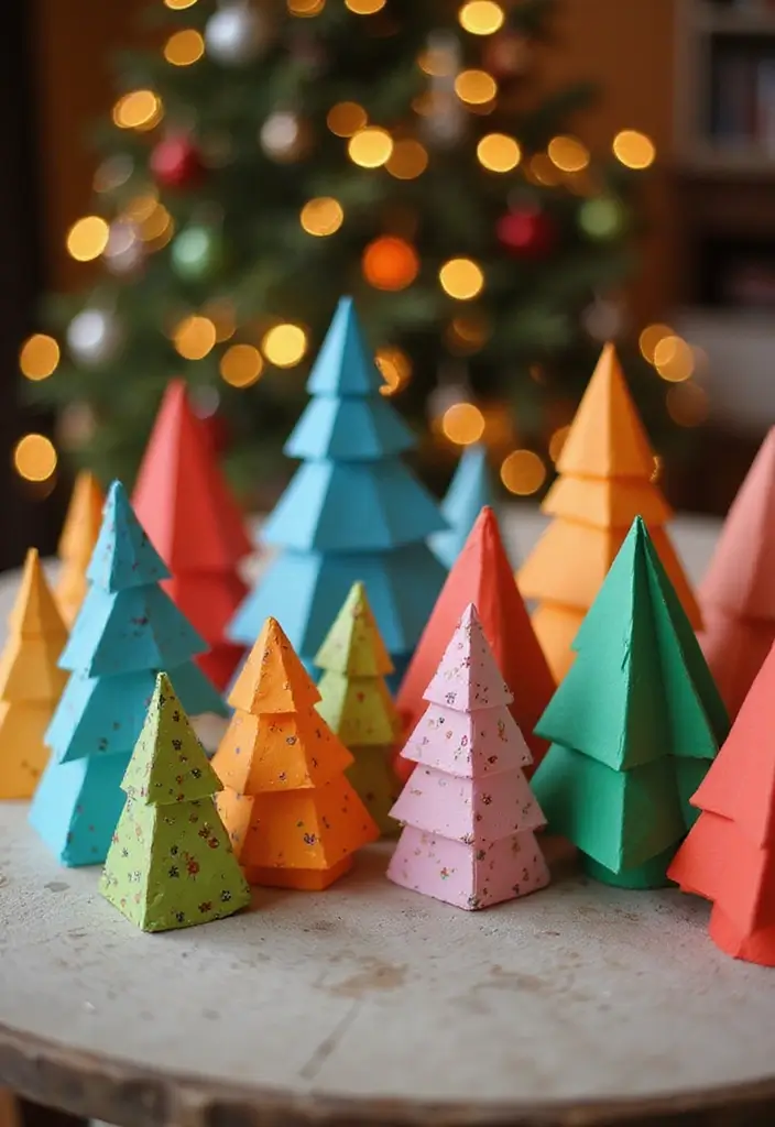 27 DIY Christmas Wall Art Projects That Spark Joy - 24. Festive Paper Mache Creations