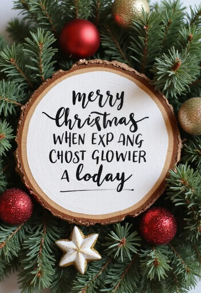 27 DIY Christmas Wall Art Projects That Spark Joy - 4. Holiday Quote Art