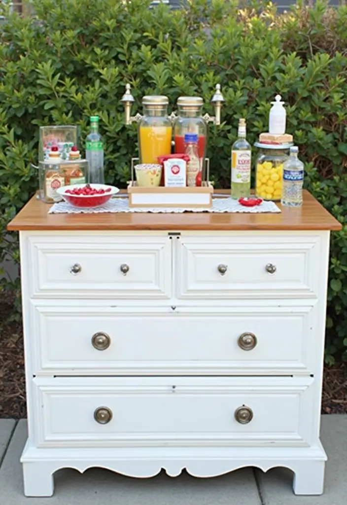 27 DIY Patio Ideas for Outdoor Living You’ll Love 19 27 DIY Patio Ideas for Outdoor Living You’ll Love - 19. DIY Outdoor Bar