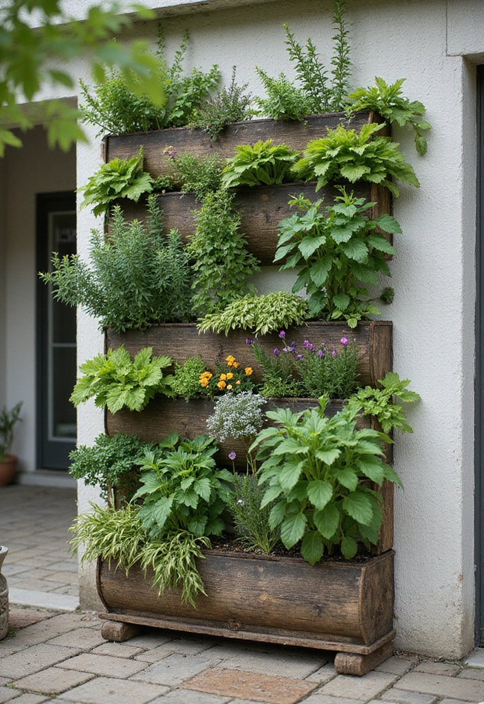 27 DIY Patio Ideas for Outdoor Living You’ll Love 2 27 DIY Patio Ideas for Outdoor Living You’ll Love - 2. DIY Vertical Garden