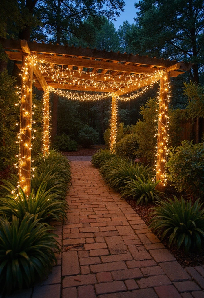 27 DIY Patio Ideas for Outdoor Living You’ll Love 7 27 DIY Patio Ideas for Outdoor Living You’ll Love - 7. Dreamy Fairy Light Accents