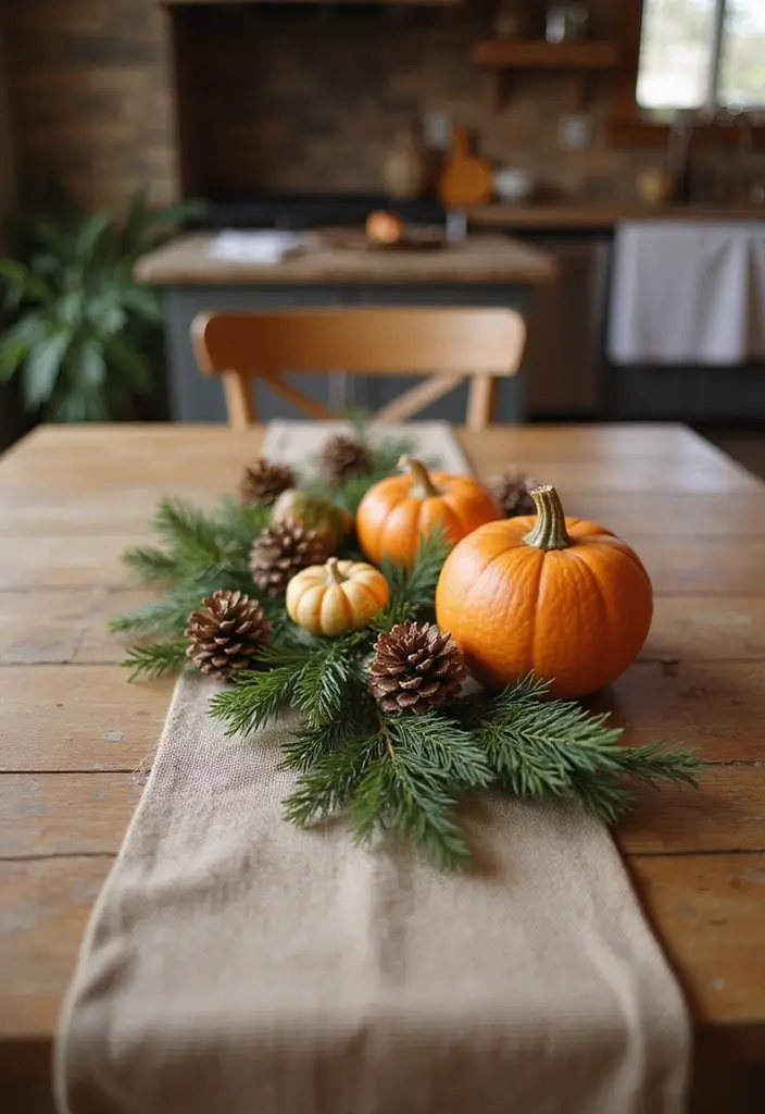 27 DIY Table Decor Projects for Everyday & Holidays 2 27 DIY Table Decor Projects for Everyday & Holidays - 2. Rustic Wooden Table Runner