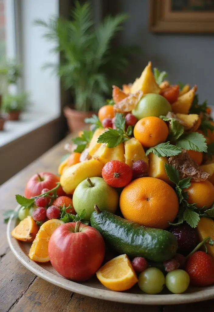 27 DIY Table Decor Projects for Everyday & Holidays 26 27 DIY Table Decor Projects for Everyday & Holidays - 26. Seasonal Themed Edible Centerpieces