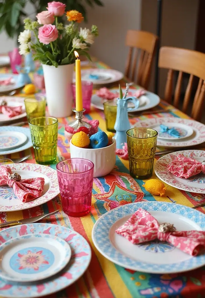 27 DIY Table Decor Projects for Everyday & Holidays 5 27 DIY Table Decor Projects for Everyday & Holidays - 5. Themed Tableware