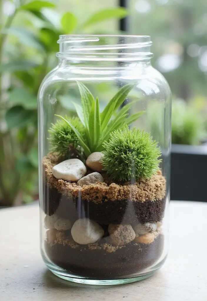 27 DIY and Home Improvement Projects You Can Do This Weekend - 13. DIY Terrarium with Recycled Glass