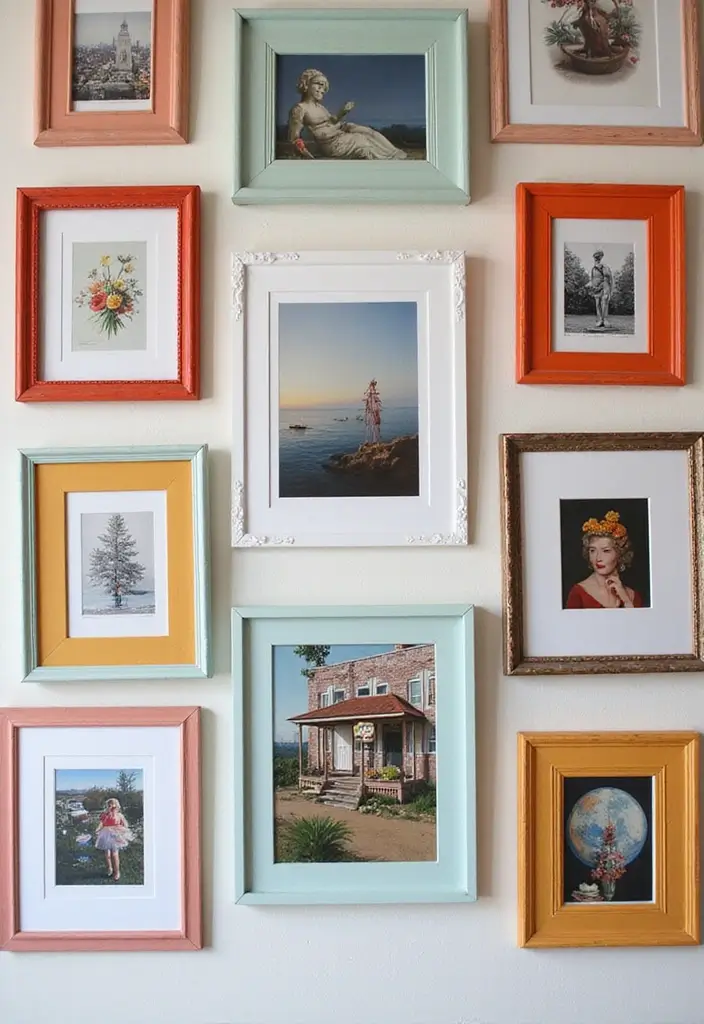 27 DIY and Home Improvement Projects You Can Do This Weekend - 14. Painted Picture Frames