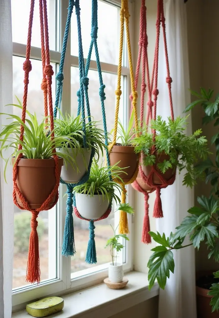 27 DIY and Home Improvement Projects You Can Do This Weekend - 2. DIY Macrame Plant Hangers
