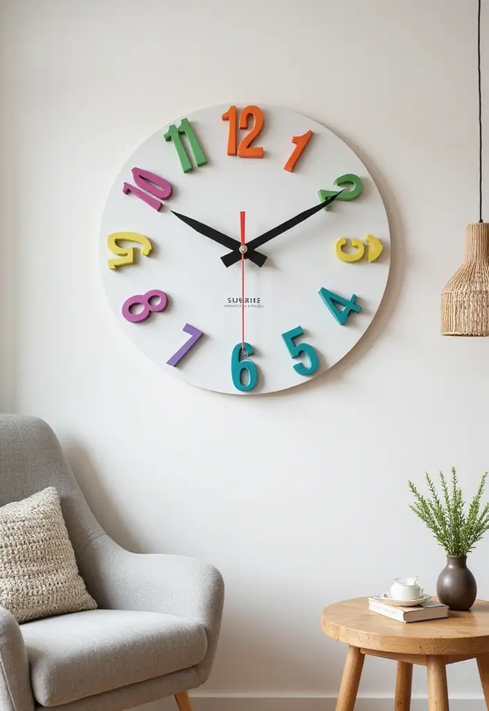 27 DIY and Home Improvement Projects You Can Do This Weekend - 23. DIY Customizable Wall Clock