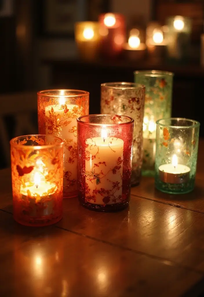 27 Room Ideas DIY for Every Style & Personality 11 27 Room Ideas DIY for Every Style & Personality - 11. DIY Candle Holders from Recycled Glass