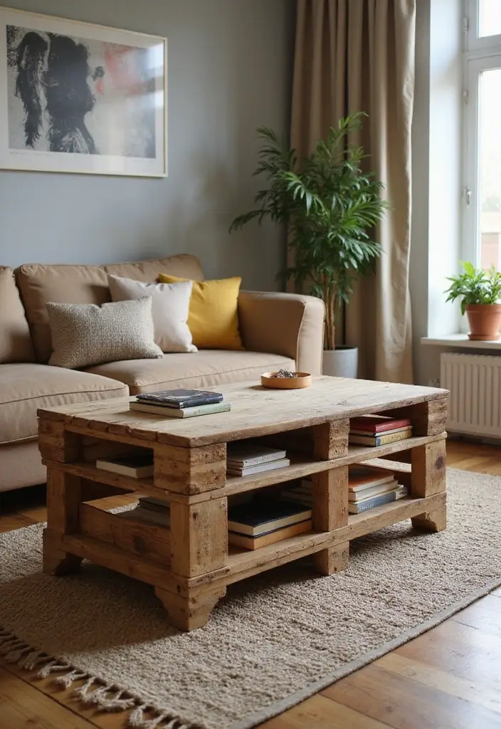 27 Room Ideas DIY for Every Style & Personality 16 27 Room Ideas DIY for Every Style & Personality - 16. DIY Pallet Coffee Table