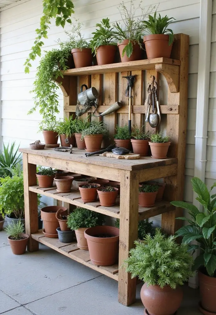 27 Room Ideas DIY for Every Style & Personality 23 27 Room Ideas DIY for Every Style & Personality - 23. DIY Potting Bench from Pallets