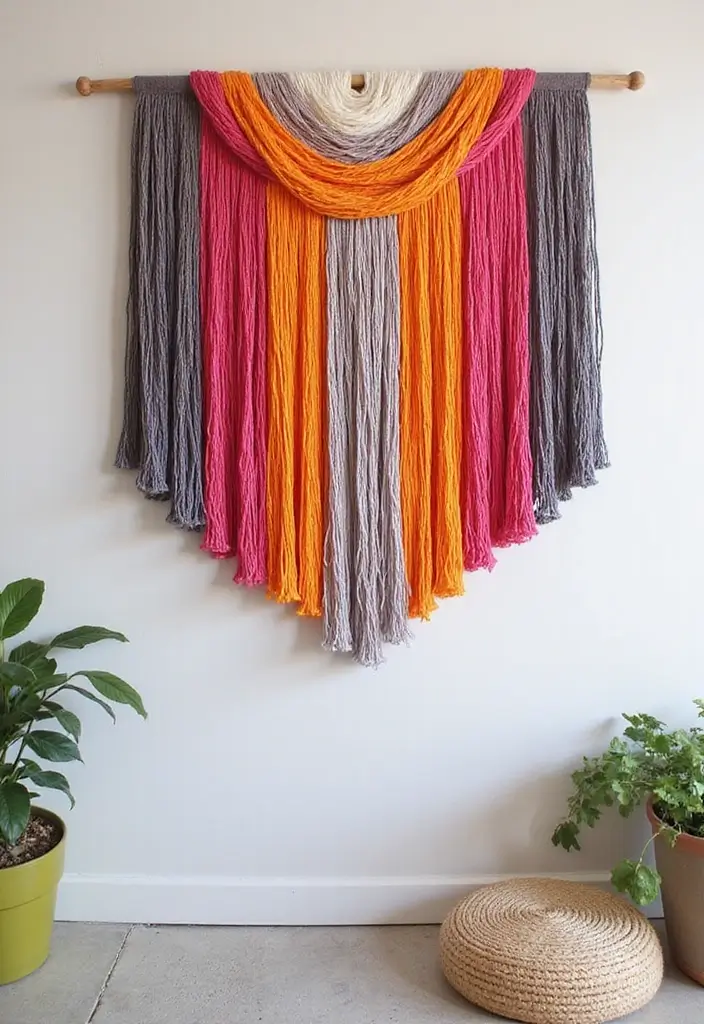 27 Room Ideas DIY for Every Style & Personality 27 27 Room Ideas DIY for Every Style & Personality - 27. DIY Yarn Wall Hangings